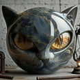 thumbnail image 2 of Luxury Black Cat Stone Sculpture–Elegant Home Décor & Gift-Ready Art Piece,Hand-Carved Gemstone Figurine, Healing Crystal Home Decor Statue, Elegant Gift for Cat Lovers Women Men, 2 of 5