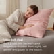 thumbnail image 2 of Juego de 2 fundas de almohada Bedsure rosa palo 51 x 66 cm, 2 of 7