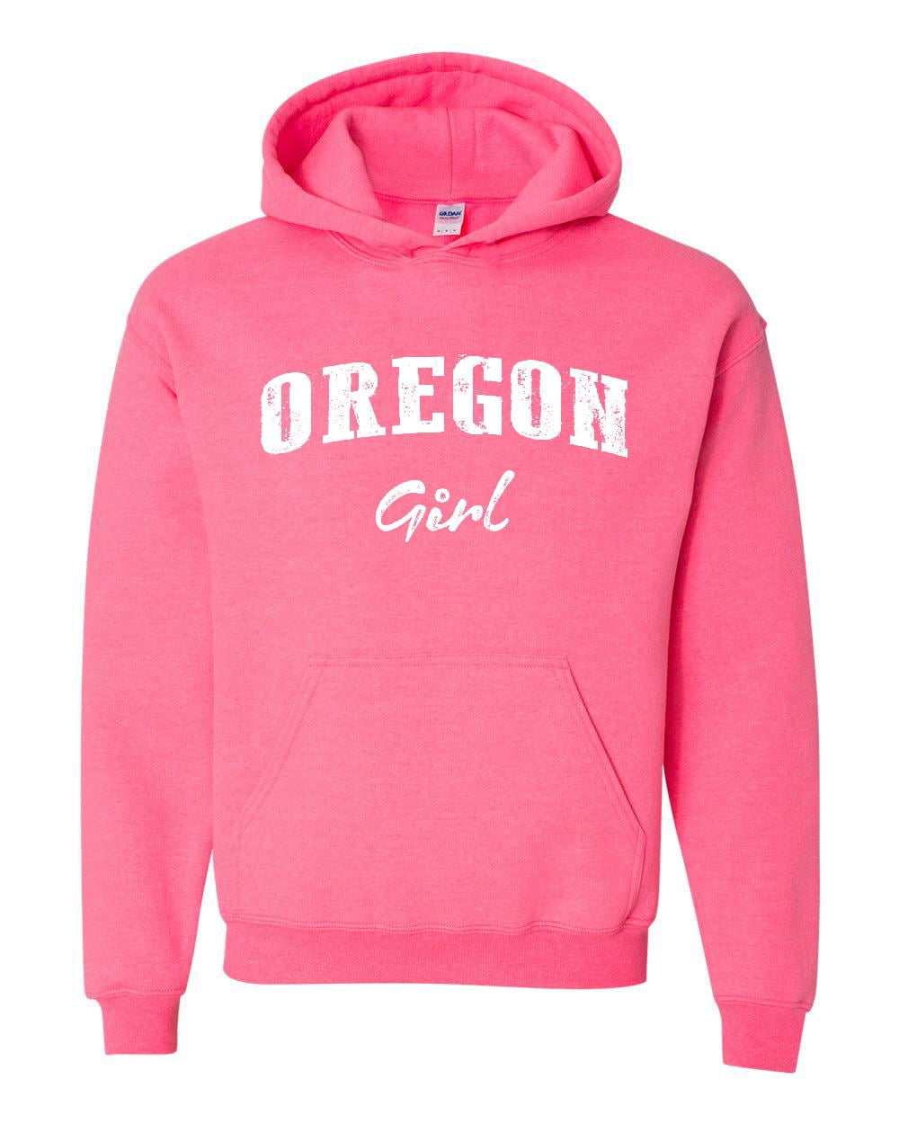 Oregon Girl Women Hoodie Hooded Sweatshirt by