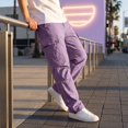 thumbnail image 4 of TFEOQRY Boys Cargo Pants Casual Multi-Pocket Lightweight Breathable Youth Trousers for Daily Outdoor, 4 of 9