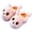 Z10-Pink, variant on CAIXIA Panda Boys Slippers Girls Memory Foam Lined Graphic Print Anti-Slip Curly House Shoes Cozy Warm Home Slipper Indoor Outdoor Birthday Gifts