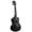 Black, variant on Ktaxon 23 Inch Ukulele for Beginner, Full Basswood Soprano Ukulele Starter Set with Strap, String, Tuner, Pick, Cloth, Blue