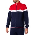thumbnail image 2 of Fila Umar Colour Block Track Jacket, Red, 2 of 5