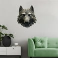 thumbnail image 5 of tzyudk Mount Wall Statue Bust Wolf/Leopard/Bear Head Sculpture For Home Decoration Living Room Bedroom Office Bar Affordable Useful D Resin, 5 of 6