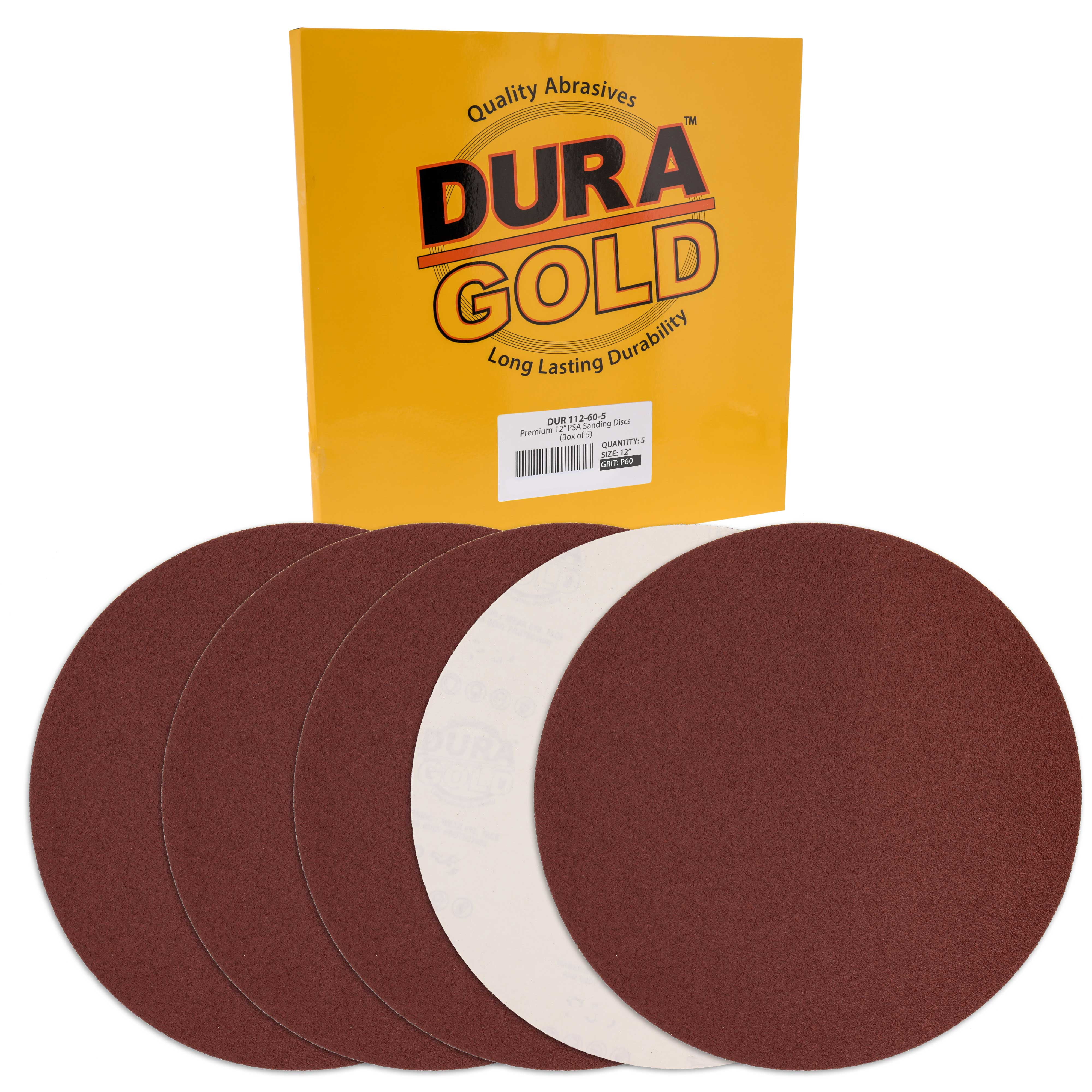 24 Inch 60 Grit Adhesive Back Multipurpose Sanding Disc 