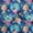 Medium Blue, variant on oneOone Georgette Viscose Purple Fabric Watercolor Craft Projects Decor Fabric Printed By The Yard 42 Inch Wide-VB