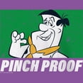 thumbnail image 2 of Girl's The Flintstones Fred Pinch Proof  Graphic Tee Purple Berry Small, 2 of 4