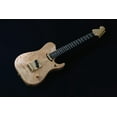 thumbnail image 3 of Washburn USA Custom Shop 6 String Solid-Body Electric Guitar, Right, Natural (NELEDLX-D), 3 of 8