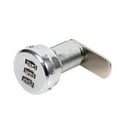 thumbnail image 1 of Nimoa Serrure à Code, Combinaison de Code à 3 Chiffres Armoire à Came en Alliage de Zinc Argent Serrure codée de sécurité par Mot de Passe Pratique(17~23mm), 1 of 14
