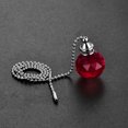 thumbnail image 5 of Uxcell 20 Inch Nickel Finish Fan Pull Chain 30mm Red Crystal Ball Pendant, 5 of 6
