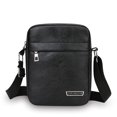 thumbnail image 2 of Clossjun Messenger Bag for Men Crossbody Bags Shoulder Purse Adjustable Belt Small Vintage PU Leather Satchel Pouch Side Daypacks Black, 2 of 6