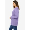 thumbnail image 4 of Woman Within Women's Plus Size Perfect Long-Sleeve Crewneck Tee Shirt, 4 of 6