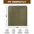 thumbnail image 7 of nqOlkjepod Sage Green Chair Covers Set of 6, Decorative Chair Back Cover, Brown Solid Color Simple Abstract Dining Room Chair Slipcovers Removable Chair Protectors Covers for Party Banquet, 7 of 7