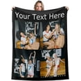 thumbnail image 3 of Personalised Photo Blanket Lovely Memory Picture Collage Blanket Custom Photo Memory Gift Birthday Gift for Best Friends, 3 of 6