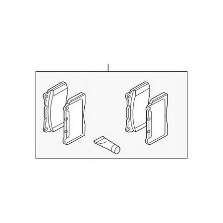 Genuine OE Mitsubishi Brake Pads - MZ690565