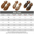 thumbnail image 2 of BadPiggies Women's Flat Sandals Open Toe Summer Flats Elastic Dress Beach Shoes with Luxury Gold Bow Clips, 2 of 9