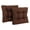 Brown, variant on Blazing Needles 19-inch Squared Spun Polyester Tufted Dining Chair Cushion (Set of Two)