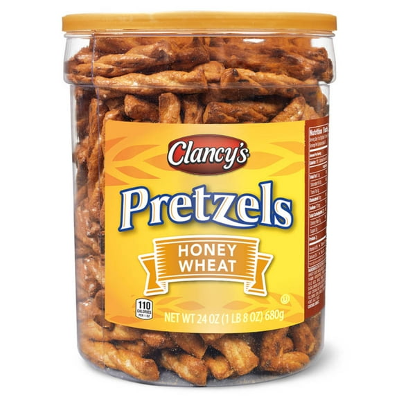 Clancy's Honey Wheat Pretzels, 24 oz