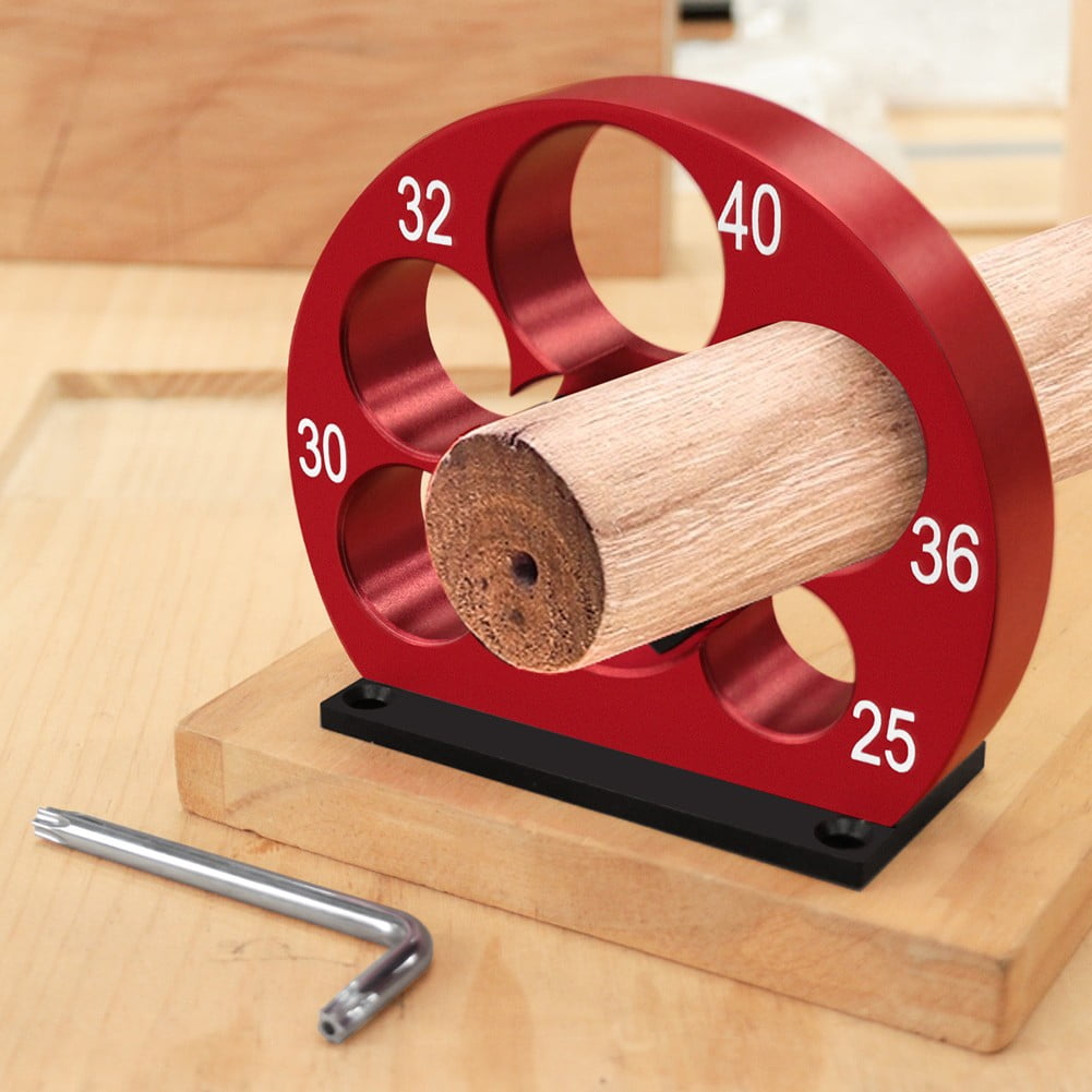 8-20mm Dowel Maker Jig Adjustable Dowel Cutter Plate Round Rod Auxiliary Tool