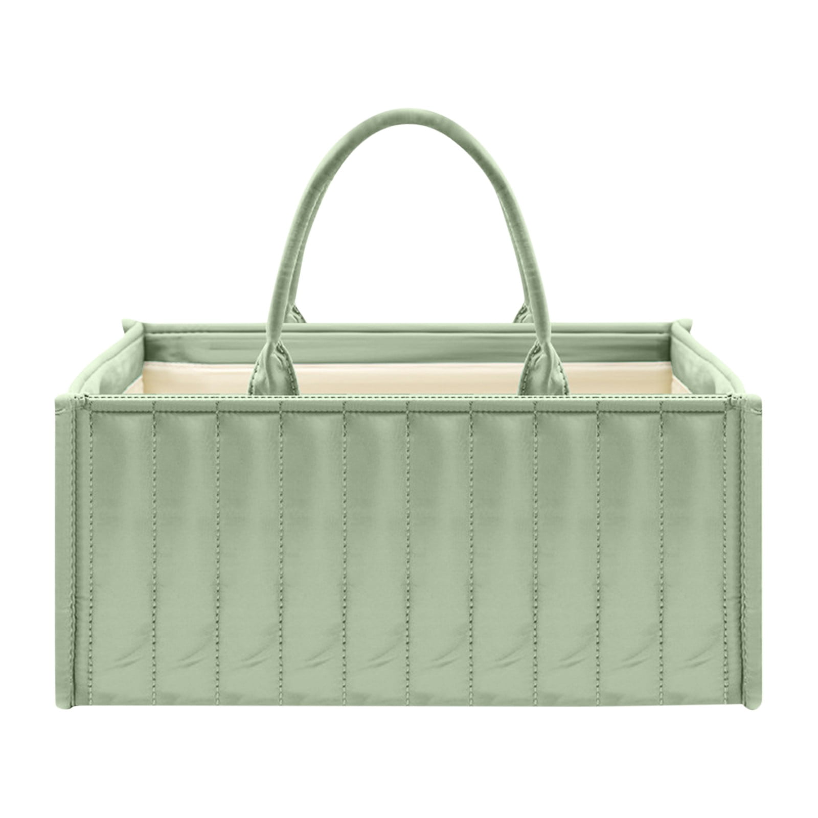 Large Capacity Diaper Bag Backpack, Multi-function Folding Mommy Bag for Travel, Portable Diaper Bag Organizer, Heartfelt Mother's Day Gifts for New Moms, 1Pcs Green