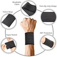 thumbnail image 3 of Dinheiro Vendaje de Compresión Elástica Manga de Compresión para Hombres y Mujeres, Vendas de Compresión Parte Inferior de Las Piernas para Estabilizar Ligamentos, Dolor Articular, Deporte, Ajustable, 3 of 7