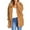 Khaki, variant on IROINNID Women's Cardigan Coat Shearling Coat Solid Color Long Sleeve Leisure Autumn/Winter Cardigan Plush Jacket Tops, Pink