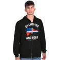 thumbnail image 5 of Dominican DR Shaped Pride Heritage Zip Up Hoodie Men's Women's Brisco Brands S, 5 of 5