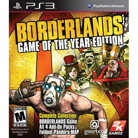 Borderlands: Game of the Year Edition - Playstation 3, Includes all four add-on packs released to date (on disc), as well as fold-out gameworld map By (Best Split Screen Ps3 Games)