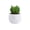 A, variant on Artificial Potted Plant W/ Pot Small Faux Cacti In/Outdoor Decor