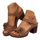 thumbnail image 3 of WILLBEST Sandalias De Verano Para Mujer, Con Flores Lisas, Hebilla Y Correa, Informales, Con Punta Abierta Y Tacones Cuadrados, Cómodas Sandalias De Playa, 3 of 8
