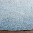 thumbnail image 3 of SAFAVIEH Cape Cod Audra Solid Polyester Area Rug, Blue, 5' x 5' Round, 3 of 7