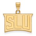 thumbnail image 1 of 925 Sterling Silver Yellow Gold-Plated Official St. Louis University Small Pendant Charm - 19mm x 20mm, 1 of 3