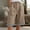 Khaki, variant on BUIGTTKLOP Shorts for Women Elastic Waist Knee Length Shorts Summer Casual Long Shorts Beach Vacation Outfits 2026