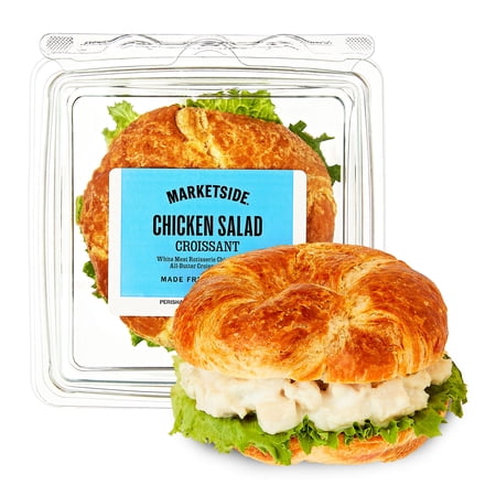 Marketside Rotisserie Chicken Salad Croissant Sandwich, 1 Count