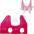 thumbnail image 1 of Práctica hamaca para el cuidado de mascotas, toalla de secado 2 en 1, para bañar, lavar, arreglar y cortar uñas (L, rosa), 1 of 4