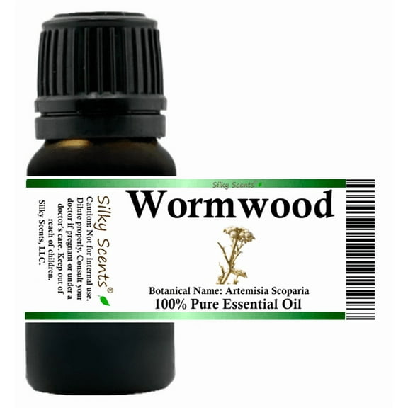Wormwood Essential Oil 5 ml (1/6 fl oz) - 100% Pure and Natural by Silky Scents