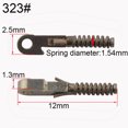thumbnail image 1 of 100pcs Eyeglasses Spring Hinge Repair Broken Glasses Accessory Eyewear Repair Parts 323, 1 of 6