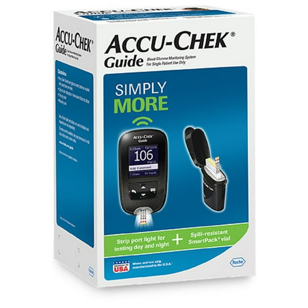 Accuchek Guide Care Kit Blood Glucose Monitoring System Electric Pastels 1.00 lb