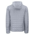 thumbnail image 3 of Men's Cutter & Buck  Gray Fresno Grizzlies Rainier PrimaLoft Eco Full-Zip Hooded Jacket, 3 of 3
