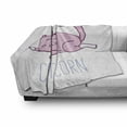 thumbnail image 3 of Unicorn Cat Soft Flannel Fleece Throw Blanket, Pink Cat a Horn and Funny Expression Lying Caticorn Cartoon Mascot, Cozy Plush for Indoor and Outdoor Use, 70" x 90", Pink Lilac White, by Ambesonne, 3 of 6