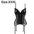 thumbnail image 2 of Lencería sexy con corsé para mujer, corsé de encaje, corpiño con tirantes de liga, corsé sobre el busto, conjuntos de tocador, 2 of 7