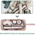 thumbnail image 6 of Aorsher Hair Dryer Travel Storage Bag Compatible with Shark Flex Style, Portable Organizer Bag for Styling Tools for Hair Dryer Brush, Flat Iron & Curling Iron Accessories, Pink, 6 of 14