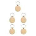 thumbnail image 3 of relayinert 1/2/3/5 Wood Key Chain Craft Blank Keyring Gift Personalized Pendant Hanging Outdoor Holder Handicraft Organizer Accessory Type 14 5PCS, 3 of 6