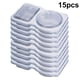 thumbnail image 3 of Contenedor de condimentos de 2 compartimentos contenedor dividido desechable para viaje Picnic, 3 of 8