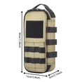 thumbnail image 5 of Heavy Duty Small Tool Bag Pouch Portable Utility Organizer Case with Zipper Handle. Perfect for EDC, Motorcycle, Road Bike, Electricians & More, 5 of 5
