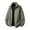 Army Green, variant on Generic Men's Full Zipper Lightweight Jackets Fashion Stylish Casual Soild Color Cardigan Windproof Jacket With Pockets