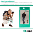 thumbnail image 3 of Juzo Power Comfort 15-20 mmHg Compression Stockings, Ribbed Texture, Knee High, Closed Toe | Compression Socks for Tired, Aching or Swollen Legs, Mild Varicosities | Grey, Large, 3 of 6