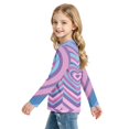 thumbnail image 3 of Abcomgle Kids Long Sleeve Shirt Girls Casual Love Heart Crewneck Tshirts for Girls Fall Basic Girls Tops Loose Girls Blouses, 3 of 5