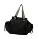 thumbnail image 5 of Bolso de hombro para mujeres Fashion Bolsa de cuna transformable para viajes de vacaciones de primavera Negro, 5 of 8
