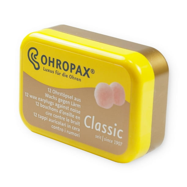 Ohropax Reusable Wax/Cotton Ear Plugs (12 Count) Walmart.com